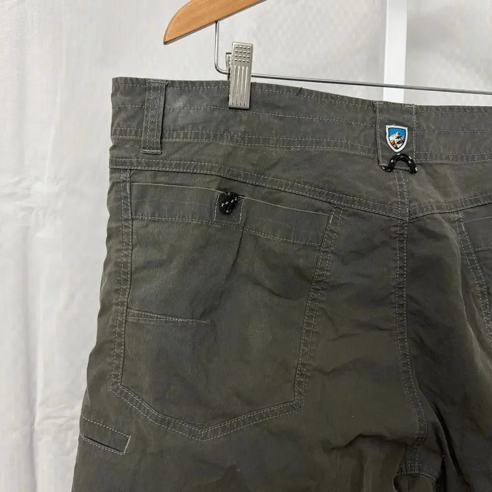 Kuhl Shorts Men’s 40 Ramblr Vintage Patina Dye Utility Hiking Gorpcore Camping
